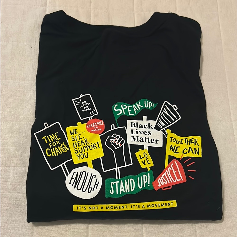 Starbucks Black and Yellow Short Sleeve Tee